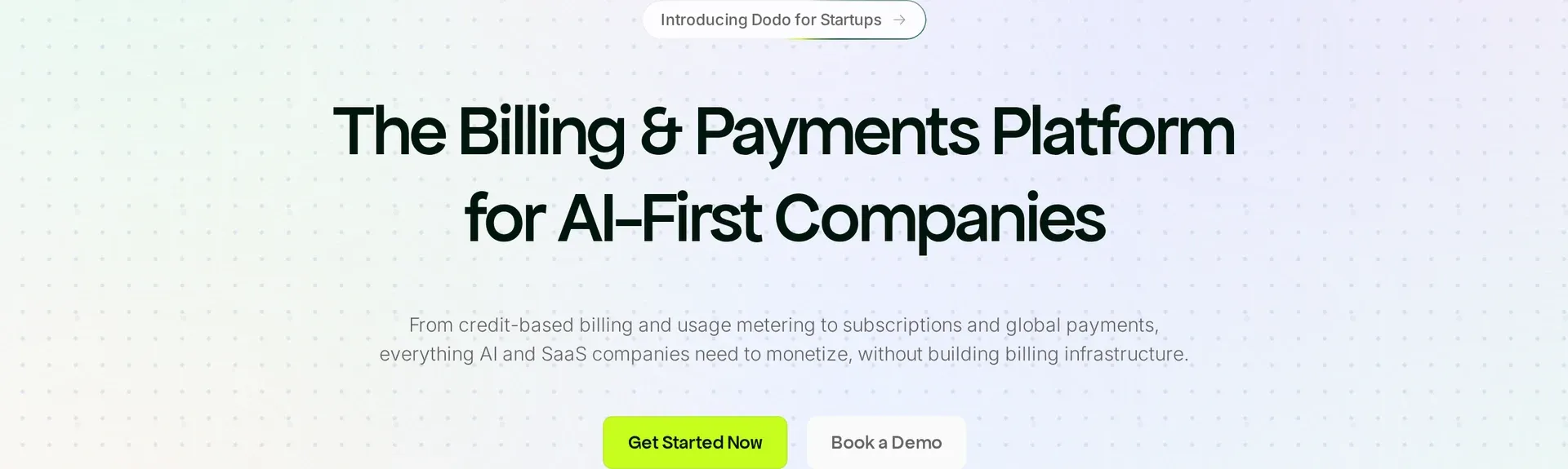 Dodo Payments global software payments, subscriptions and usage billing