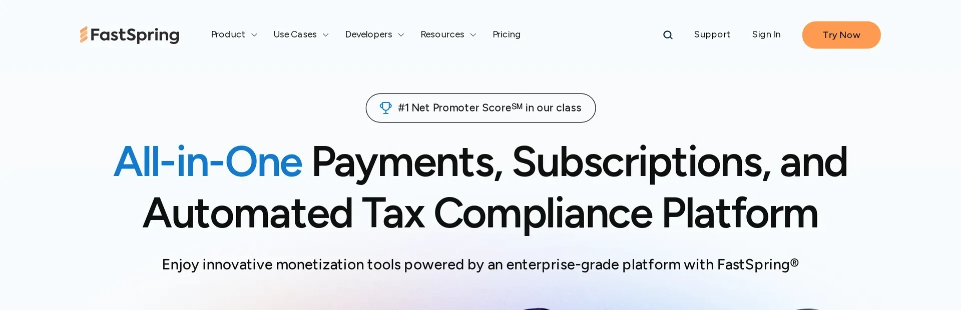 FastSpring merchant of record combining software payments, subscriptions and transaction-tax handling